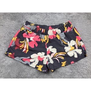 Patagonia barely baggies in charcoal grey/floral camo